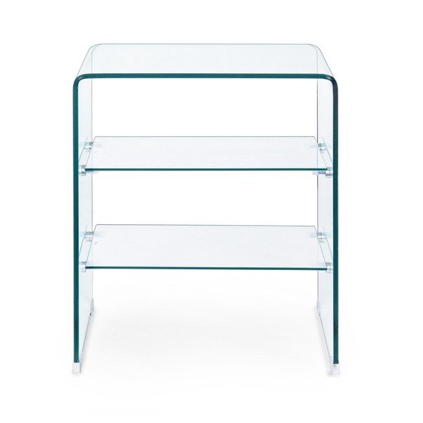 Tavolino in vetro 40x50 cm Iride – Bizzotto