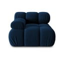 Modulo divano in velluto blu (angolo sinistro) Bellis - Micadoni Home
