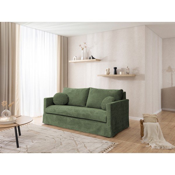 Divano verde 195 cm Paphos – Ropez-image-2