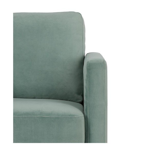 Divano turchese con rivestimento in velluto 184 cm Highland – Støraa-image-4