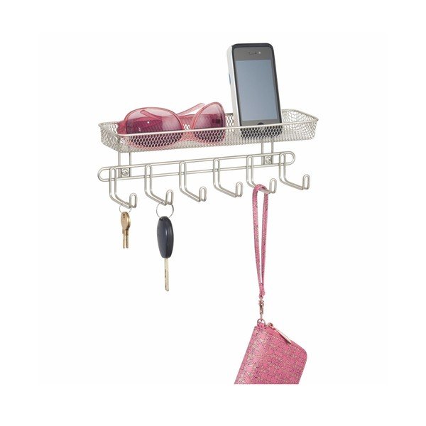 Nástěnný organizér InterDesign Classico Entryway, délka 28 cm