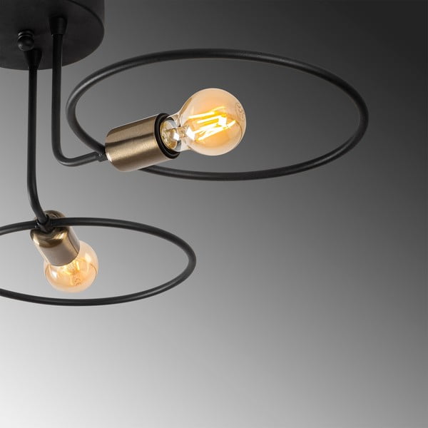 Plafoniera nera Circle – Opviq lights-image-4