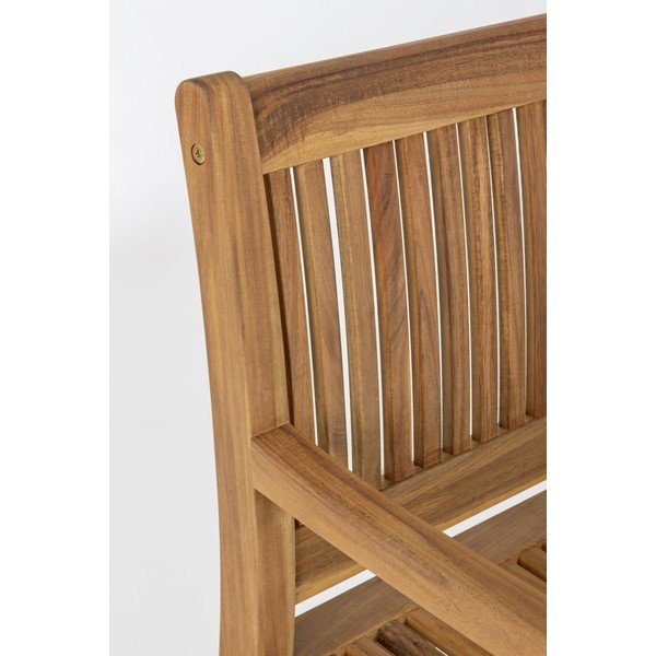 Panca da giardino di colore naturale in legno massiccio Noemi – Bizzotto-image-1