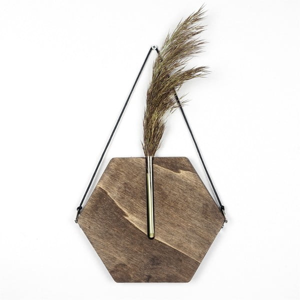 Vaso da parete in legno - Kate Louise