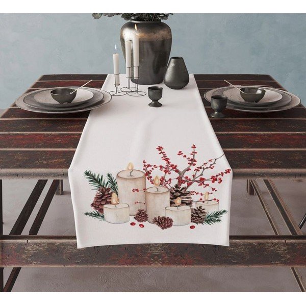 Runner a tema natalizio 45x140 cm Merry Christmas – Mila Home-image-1