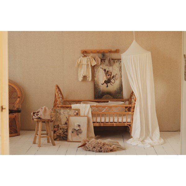 Baldacchino in cotone bianco Cream - Moi Mili-image-4