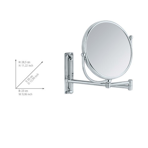 Specchio cosmetico da parete Deluxe - Wenko-image-1