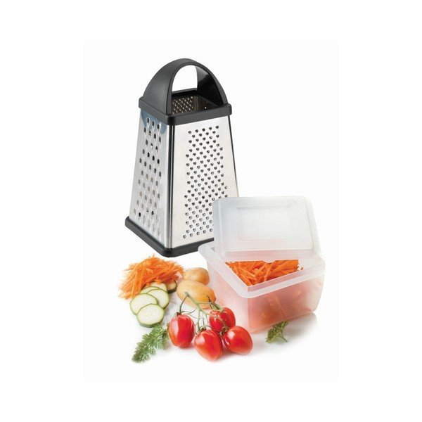 Grattugia in acciaio inox con scatola quadrata - Westmark-image-1