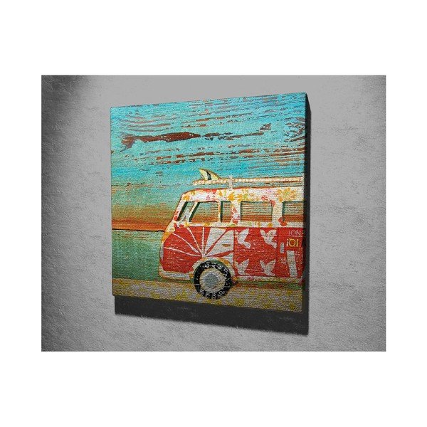 Pittura murale su tela Van, 45 x 45 cm - Vega-image-2