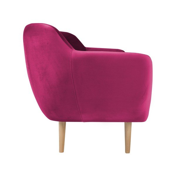 Poltrona rosa Amelie - Mazzini Sofas-image-1