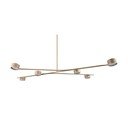 Lampadario beige in metallo Coda – Trio Select