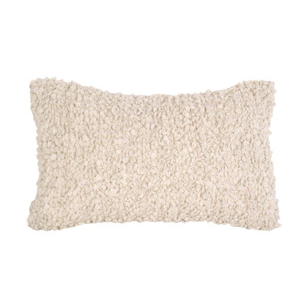 Cuscino in cotone crema, 50 x 30 cm Purity - PT LIVING-image-4