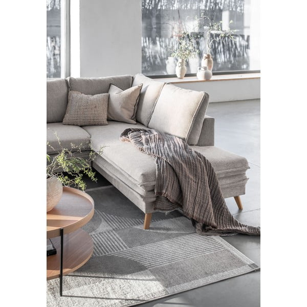 Divano letto angolare beige (angolo destro) Charming Charlie - Miuform-image-4