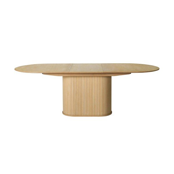 Tavolo da pranzo con effetto rovere allungabile con estensione 95x180 cm Nola – Unique Furniture-image-3