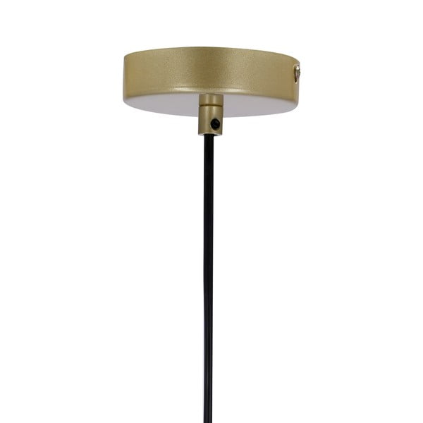 Lampada a sospensione color oro con paralume in vetro 32,5x15 cm Duo - Candellux Lighting-image-4