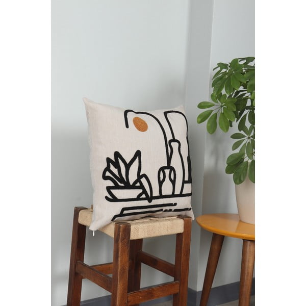 Federa decorativa in lino 43x43 cm Winter Sun – Mioli Decor-image-2