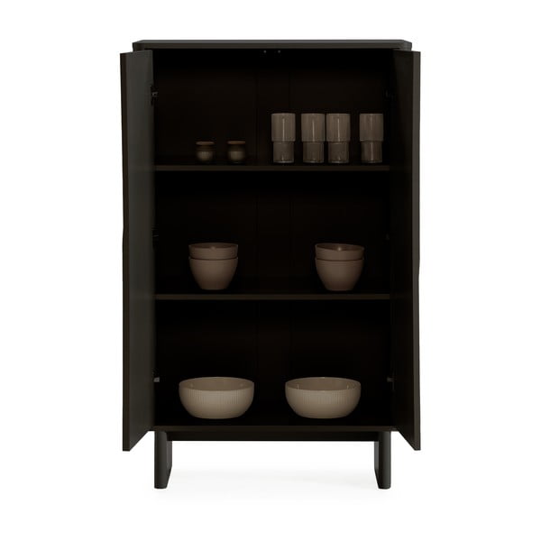 Armadietto nero 80x130x40 cm Solei – MOME-image-1