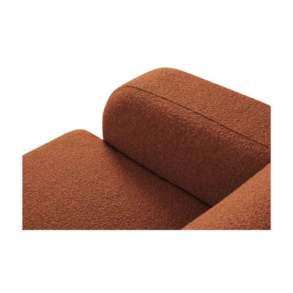 Divano angolare marrone in tessuto bouclé (angolo destro) Molino - Micadoni Home-image-4