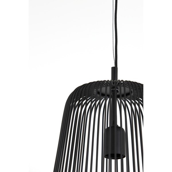Lampada da soffitto nera ø 27 cm Rilanu - Light & Living-image-1