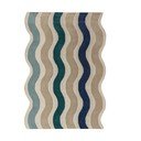 Tappeto blu in lana tessuto a mano 140x200 cm Cascade Wool – Flair Rugs