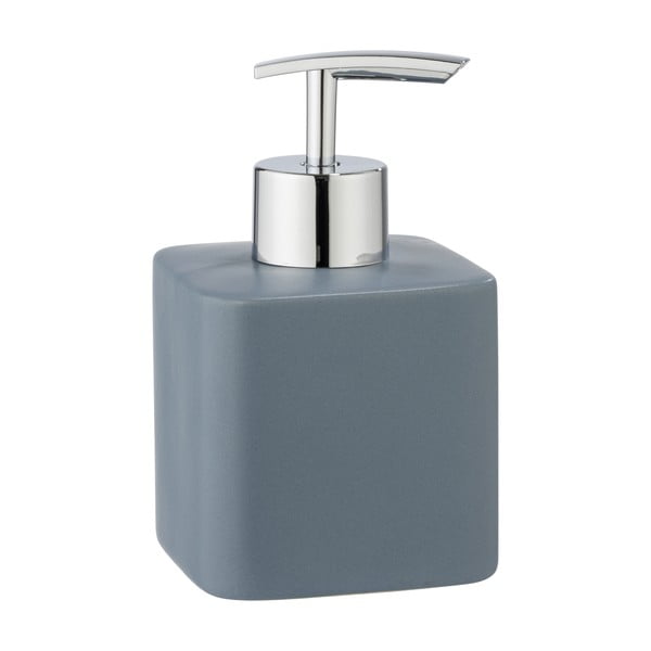 Dispenser di sapone in ceramica blu da 0,29 l Hexa - Wenko