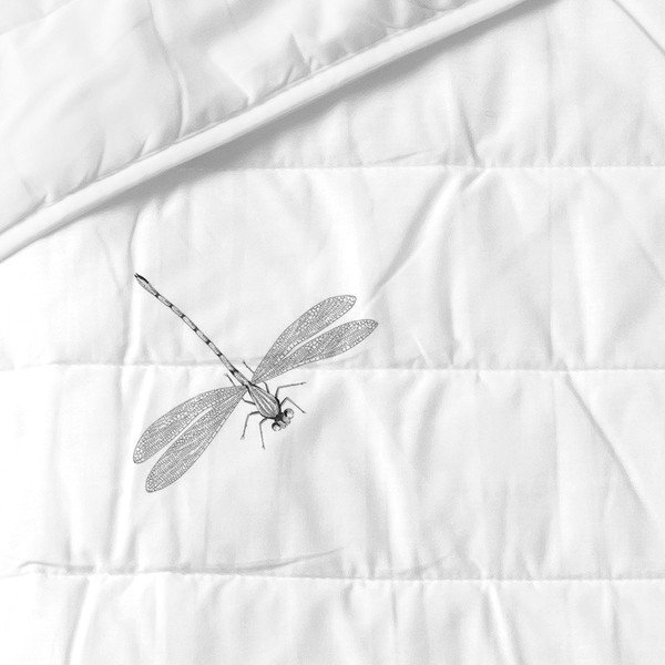 Copriletto trapuntato in cotone bianco 180x260 cm Estuary - Blanc-image-2