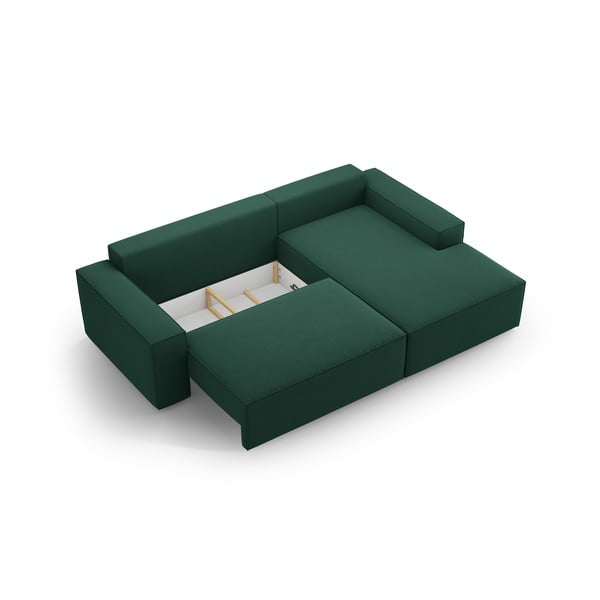 Divano letto verde (angolo destro) Jodie - Micadoni Home-image-4