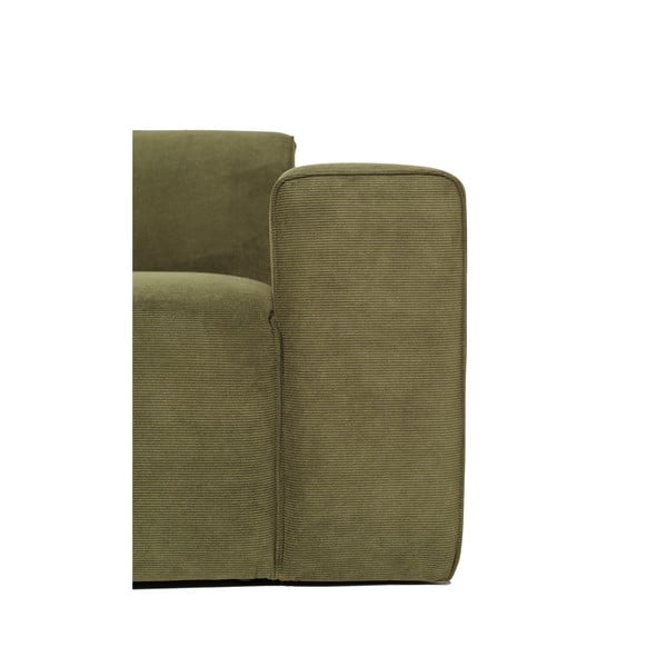 Modulo divano in velluto a coste verde (angolo destro) Sting - Scandic-image-4