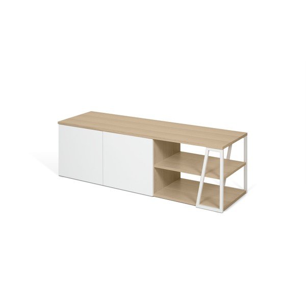 Tavolo TV bianco 145x45 cm Albi - TemaHome-image-1