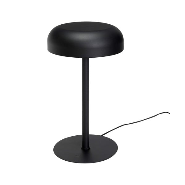 Lampada da tavolo dimmerabile a LED nera (altezza 37 cm) Velo - Hübsch-image-3