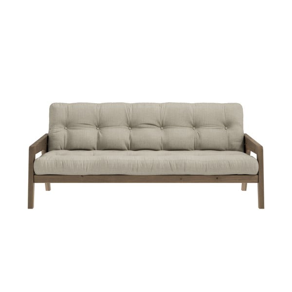 Divano letto beige 204 cm Grab - Karup Design