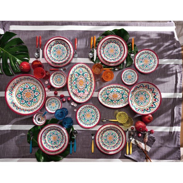 Piatto da portata in melamina Maya – Brandani-image-2