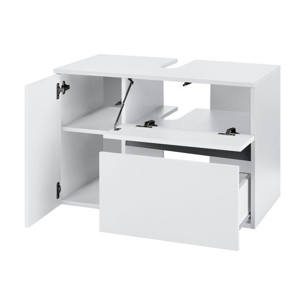 Mobile lavabo bianco , 80 x 53 cm Wisla - Støraa-image-3