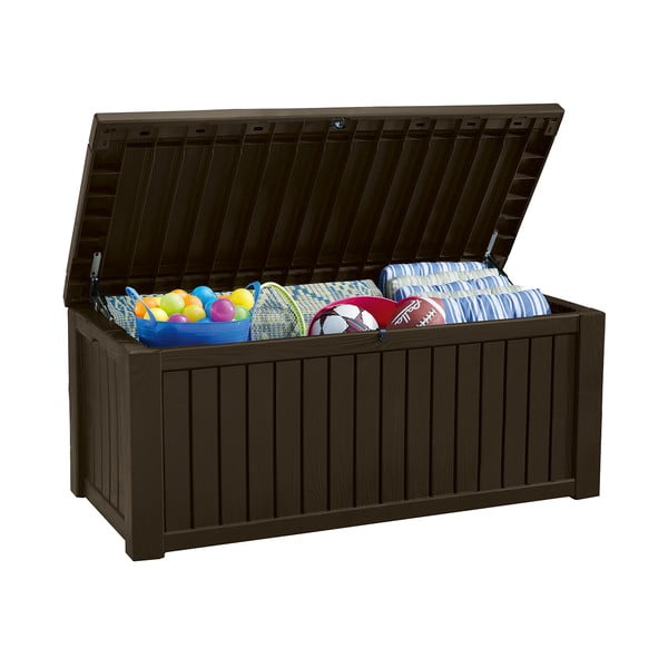 Cassetta di plastica antracite per il giardino Rockwood - Keter-image-2