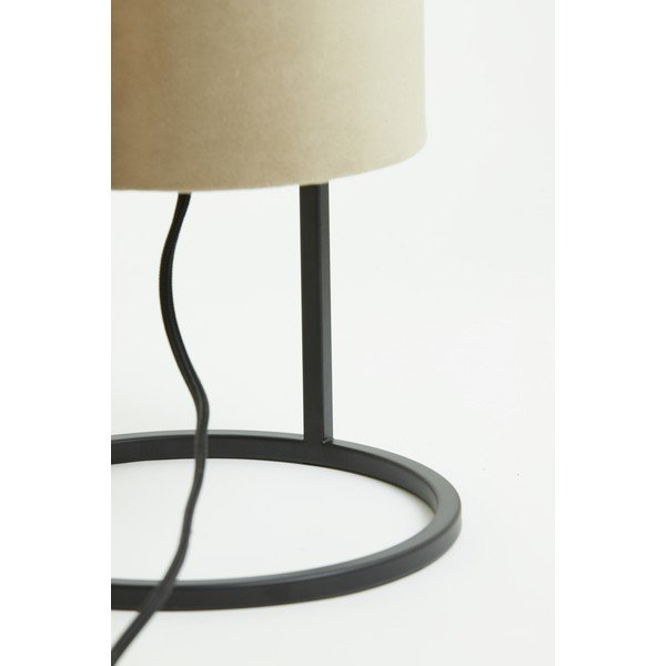Lampada da tavolo nera e beige (altezza 35 cm) Santos - Light & Living-image-4