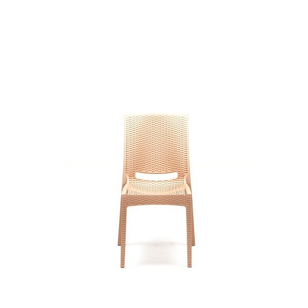Set da pranzo da giardino in rattan beige per 4 persone Rattan - Floriane Garden-image-2