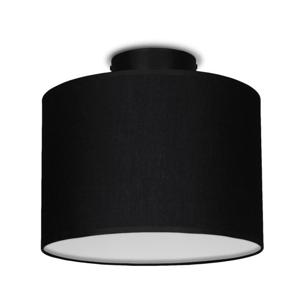 Apparecchio da soffitto nero MIKA, Ø 25 cm Mika - Sotto Luce