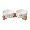 Set di ciotole in ceramica con base per cani ø 16 cm Dog Fantasy - Plaček Pet Products