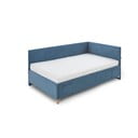 Letto da bambini con sponde blu imbottito con contenitore con rete inclusa 120x200 cm Cool – Meise Möbel