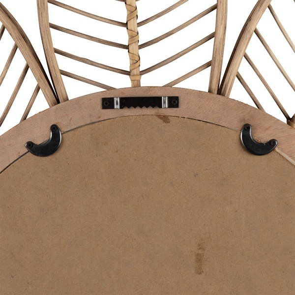 Specchio da parete con cornice in rattan ø 81 cm Sevent's - Sema-image-3