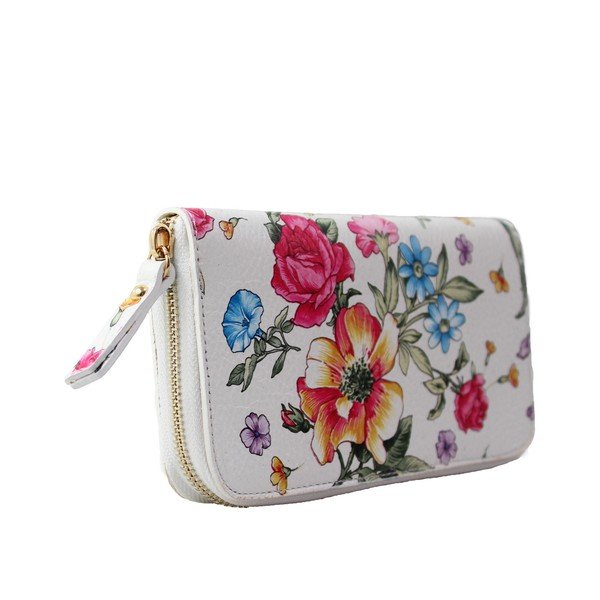 Portafoglio in pelle Flowerina - Chicca Borse-image-1