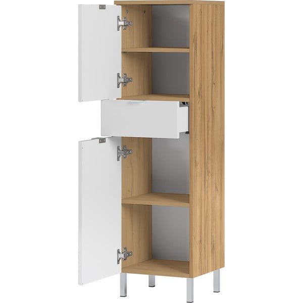 Mobile bagno alto bianco 34x120 cm Mauresa - Germania-image-2