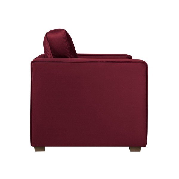 Křeslo v barvě burgundy Cosmopolitan Design Denver-image-2