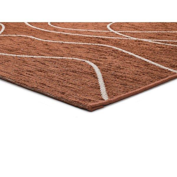 Tappeto per esterni arancione scuro con cotone Doodle, 154 x 230 cm Doodle Cobre - Universal-image-2
