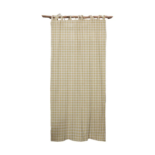 Tenda Beige Cortina Hogar Beige Vichy - Really Nice Things