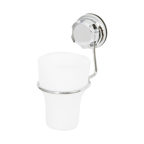 Coppa per spazzolino autoportante in metallo, argento Bestlock Bath - Compactor-image-4