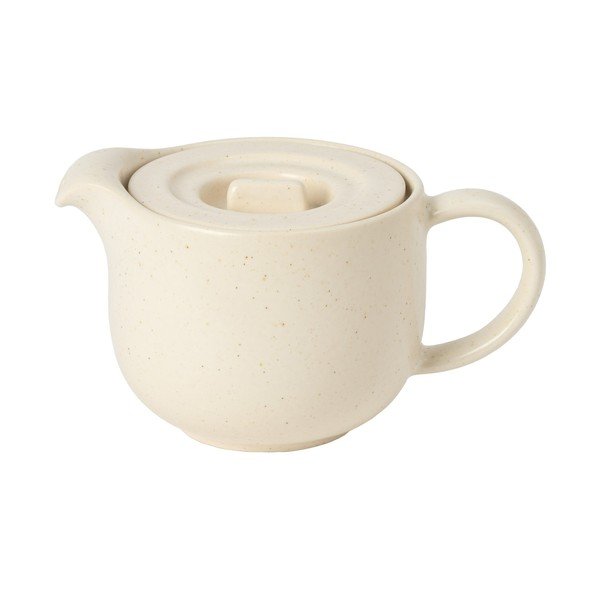 Teiera color crema in gres con filtro 500 ml Pacifica – Casafina