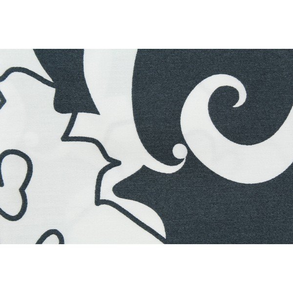 Biancheria da letto in cotone sateen bianco e grigio Victoria III, 200 x 200 cm Crista - Mijolnir-image-2