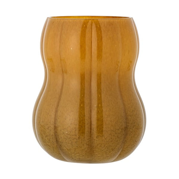 Vaso in vetro marrone fatto a mano (altezza 20 cm) Pumpkin - Bloomingville