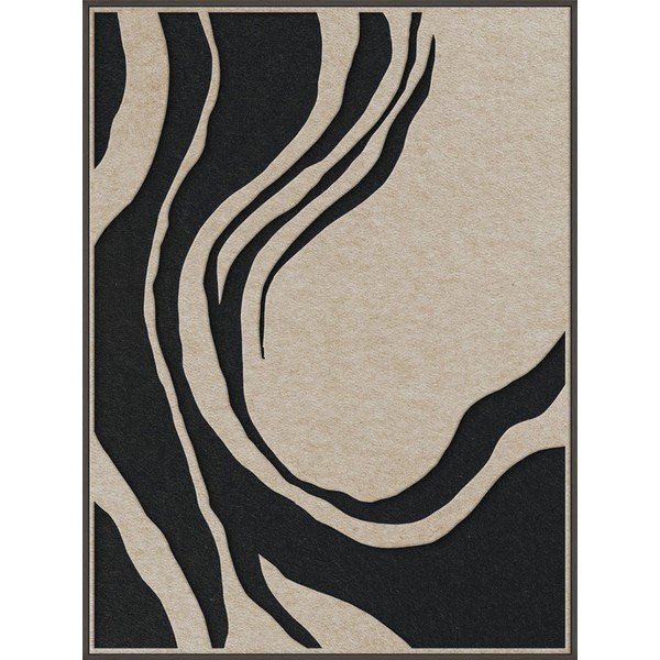 Dipinto in 3D con cornice inclusa/fonoassorbente 90x120 cm Sacred Silence 2 – Malerifabrikken